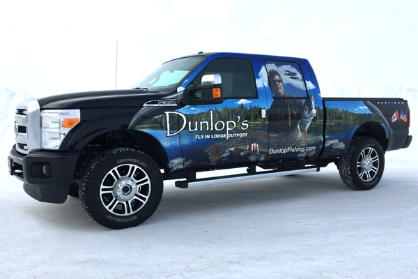 Dunlops Lodge Truck Wrap