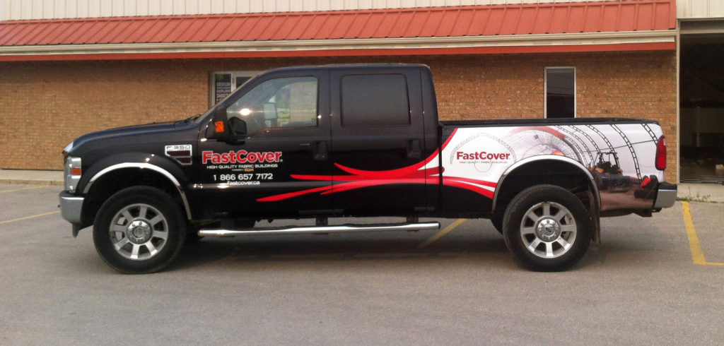 FastCover Truck Wrap from side