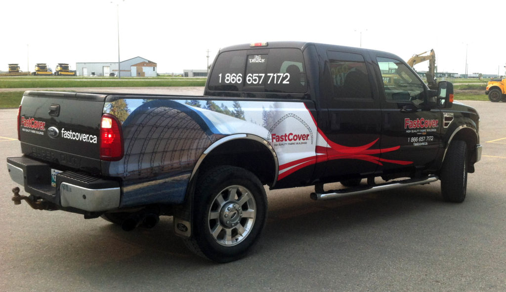 FastCover Truck Wrap side view