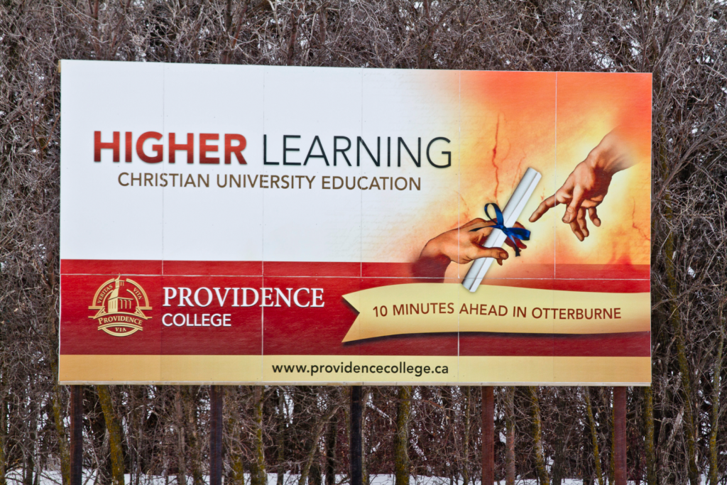 Providence College Billboard