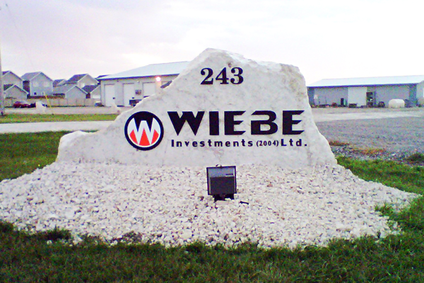 Wiebe Investments Outdoor Signage