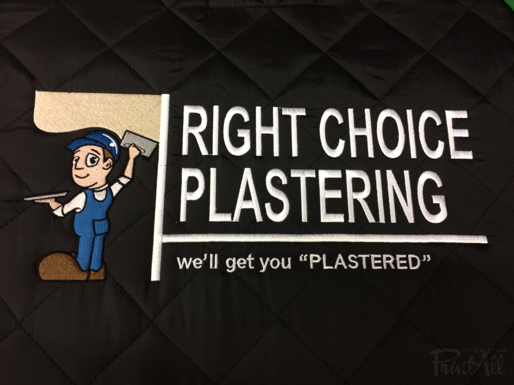 Right Choice Plastering Embroidery