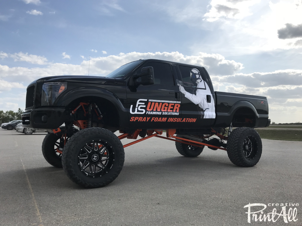 Unger Foaming Truck wrap and decals